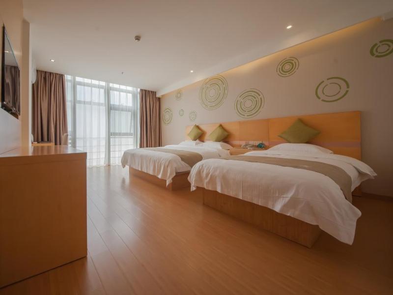 Greentree Inn Jiangsu Suzhou Gongyequan District Xinglong Street Express Hotel Esterno foto