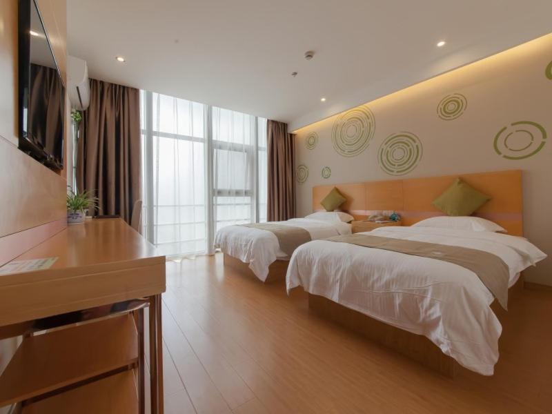 Greentree Inn Jiangsu Suzhou Gongyequan District Xinglong Street Express Hotel Esterno foto